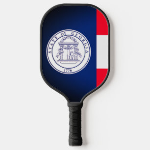 Raquette De Pickleball Drapeau de l'État de Géorgie sur la pédale de Pick