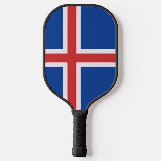 Raquette De Pickleball Drapeau de l'Islande (Verso)