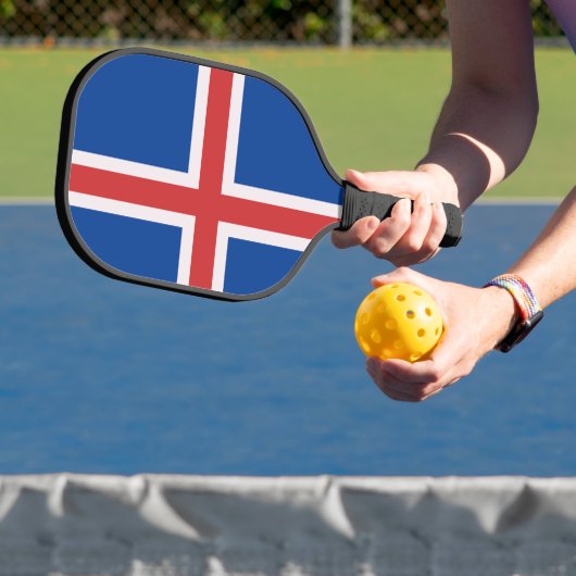 Raquette De Pickleball Drapeau de l'Islande (Insitu)
