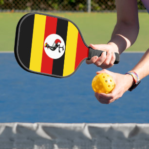 Raquette De Pickleball Drapeau de l'Ouganda