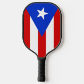 Raquette De Pickleball Drapeau de Porto Rico (Verso)