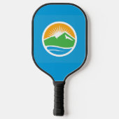 Raquette De Pickleball Drapeau de Provo, Utah (Verso)