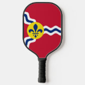 Raquette De Pickleball Drapeau de Saint-Louis, Missouri (Verso)