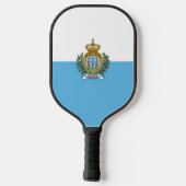 Raquette De Pickleball Drapeau de Saint-Marin (Verso)