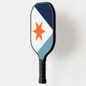 Raquette De Pickleball Drapeau de Syracuse, New York (Gauche)