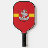 Raquette De Pickleball Drapeau de Vilnius, Lituanie (Recto)