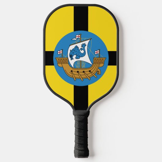 Raquette De Pickleball Drapeau de Wellington City, Nouvelle-Zélande (Recto)