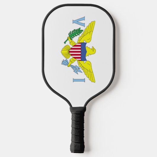Raquette De Pickleball Drapeau des îles Vierges américaines (Verso)
