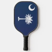 Raquette De Pickleball Drapeau d'État de Caroline du Sud, États-Unis (Verso)