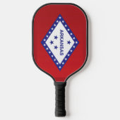 Raquette De Pickleball Drapeau d'État de l'Arkansas, États-Unis (Recto)