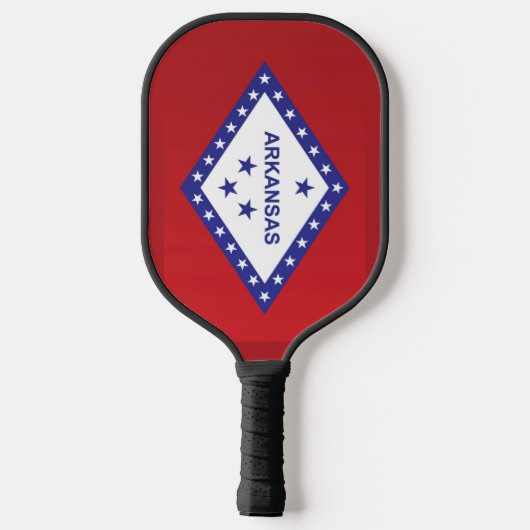 Raquette De Pickleball Drapeau d'État de l'Arkansas, États-Unis (Verso)
