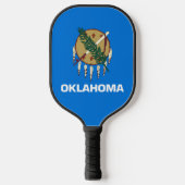 Raquette De Pickleball Drapeau d'État de l'Oklahoma, États-Unis (Recto)