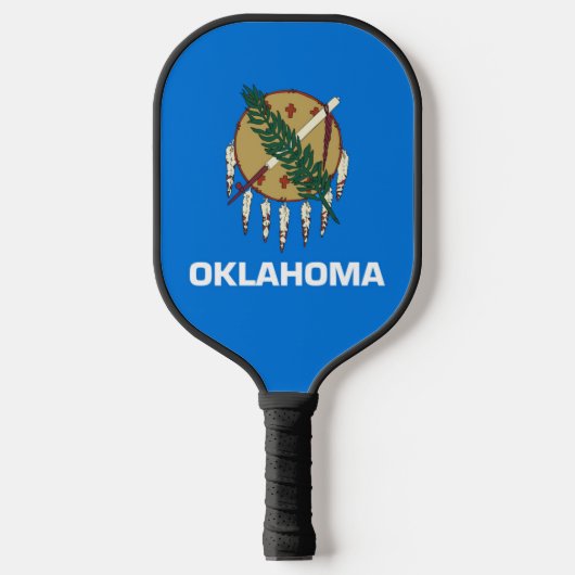 Raquette De Pickleball Drapeau d'État de l'Oklahoma, États-Unis (Recto)