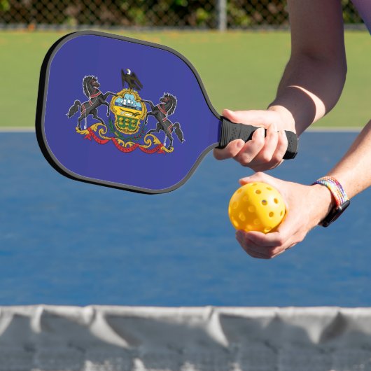 Raquette De Pickleball Drapeau d'État de Pennsylvanie, États-Unis (Insitu)