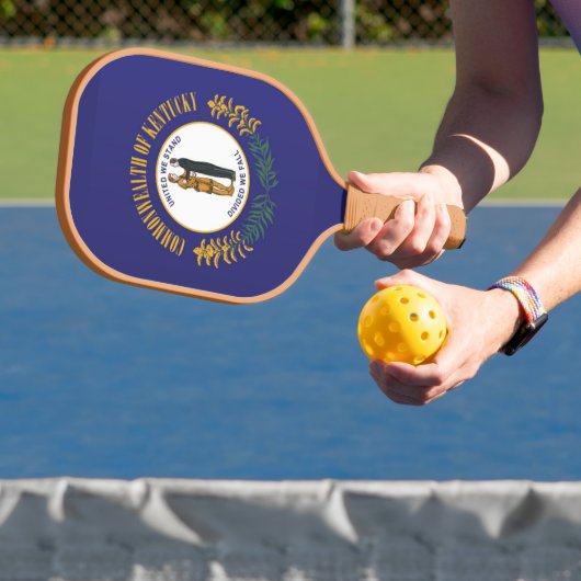Raquette De Pickleball Drapeau d'Etat du Kentucky, États-Unis (Insitu)