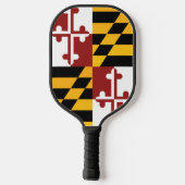 Raquette De Pickleball Drapeau d'Etat du Maryland, États-Unis (Verso)