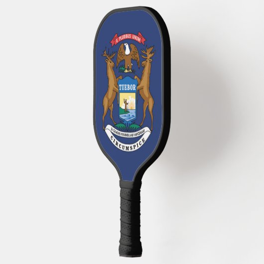 Raquette De Pickleball Drapeau d'État du Michigan, États-Unis (Gauche)
