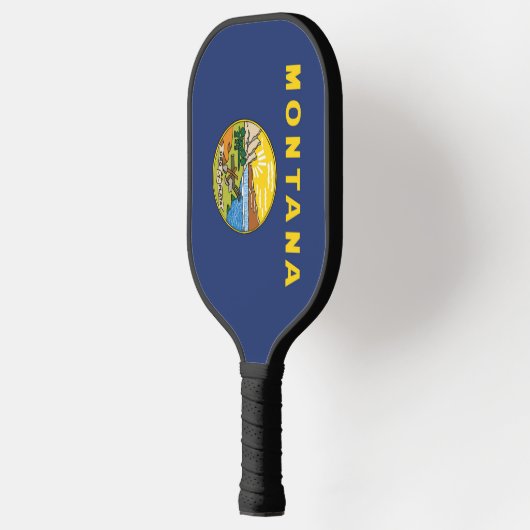 Raquette De Pickleball Drapeau d'Etat du Montana, États-Unis (Gauche)