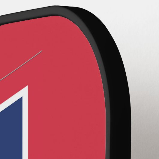 Raquette De Pickleball Drapeau d'Etat du Wyoming, États-Unis (Détail gauche)