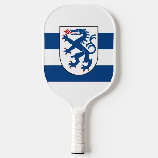 Raquette De Pickleball Drapeau d'Ingolstadt, Bavière - ALLEMAGNE (Verso)