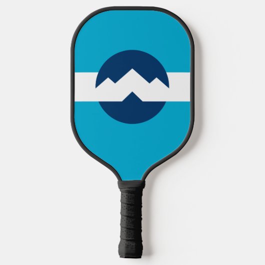 Raquette De Pickleball Drapeau d'Ogden, Utah (Verso)