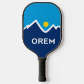 Raquette De Pickleball Drapeau d'Orem, Utah (Recto)