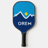 Raquette De Pickleball Drapeau d'Orem, Utah (Verso)