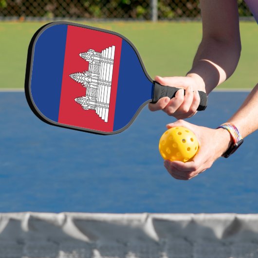 Raquette De Pickleball drapeau du Cambodge (Insitu)