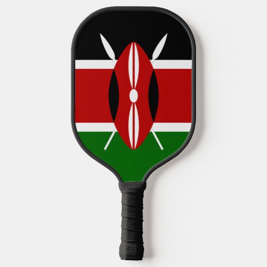 Raquette De Pickleball Drapeau du Kenya (Verso)