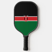 Raquette De Pickleball Drapeau du Kenya (Verso)