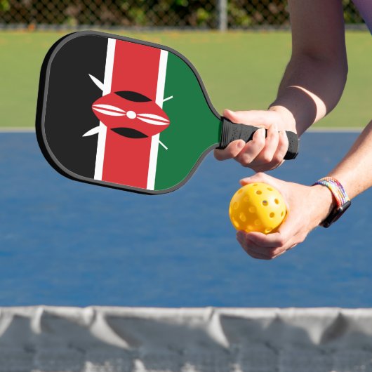 Raquette De Pickleball Drapeau du Kenya (Insitu)