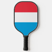 Raquette De Pickleball Drapeau du Luxembourg (Verso)