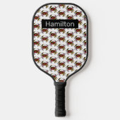 Raquette De Pickleball Drapeau du Maryland Swag Crabe bleu (Recto)