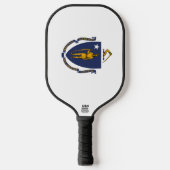 Raquette De Pickleball Drapeau du Massachusetts (Recto)