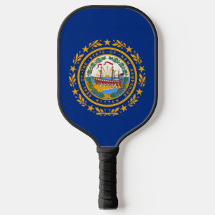 Raquette De Pickleball Drapeau du New Hampshire