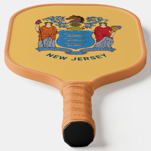 Raquette De Pickleball Drapeau du New Jersey