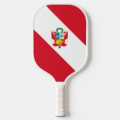 Raquette De Pickleball Drapeau du Pérou (Recto)