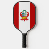 Raquette De Pickleball Drapeau du Pérou (Verso)