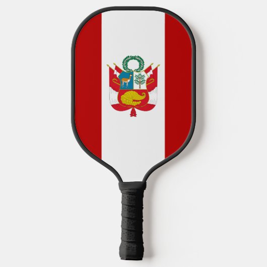 Raquette De Pickleball Drapeau du Pérou (Verso)