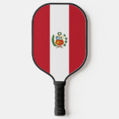 Raquette De Pickleball Drapeau du Pérou (Recto)