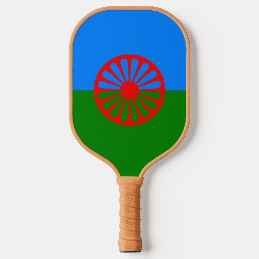 Raquette De Pickleball Drapeau du peuple rom (Recto)