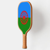 Raquette De Pickleball Drapeau du peuple rom (Gauche)