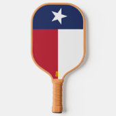 Raquette De Pickleball Drapeau du Texas (Verso)