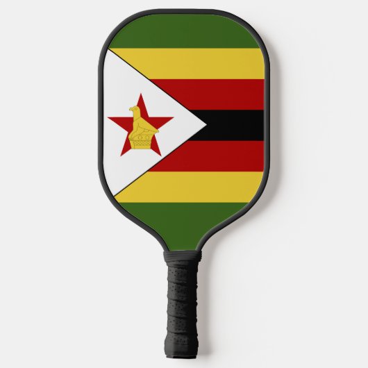 Raquette De Pickleball drapeau du Zimbabwe (Verso)