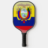 Raquette De Pickleball drapeau équatorien (Recto)