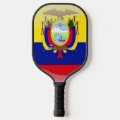 Raquette De Pickleball drapeau équatorien (Verso)