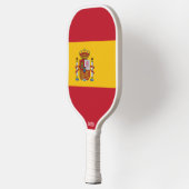 Raquette De Pickleball Drapeau espagnol Monogramme personnalisé (Gauche)