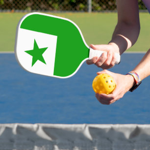 Raquette De Pickleball Drapeau espéranto
