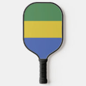 Raquette De Pickleball Drapeau Gabon (Recto)