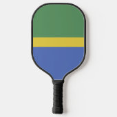 Raquette De Pickleball Drapeau Gabon (Verso)